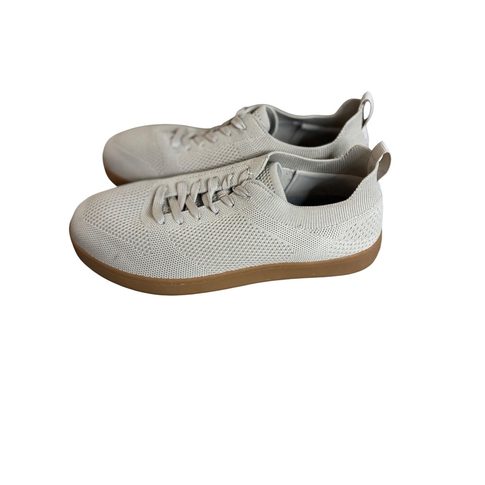 SUAVS Zilker Gum Sneakers Cream Beige Knit Shoes Mens 10 Womens 12 EU 43 - Picture 4 of 7